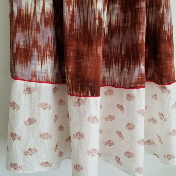 Elizabeth and James Boho Silk A-line Skirt - Picture 4 of 8